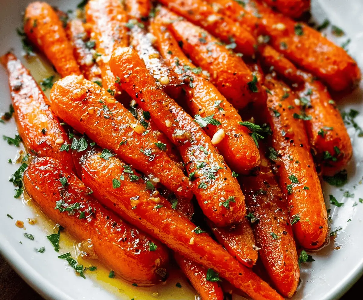 Honey Garlic Roasted Carrots Recipe – Sweet & Easy Side Dish