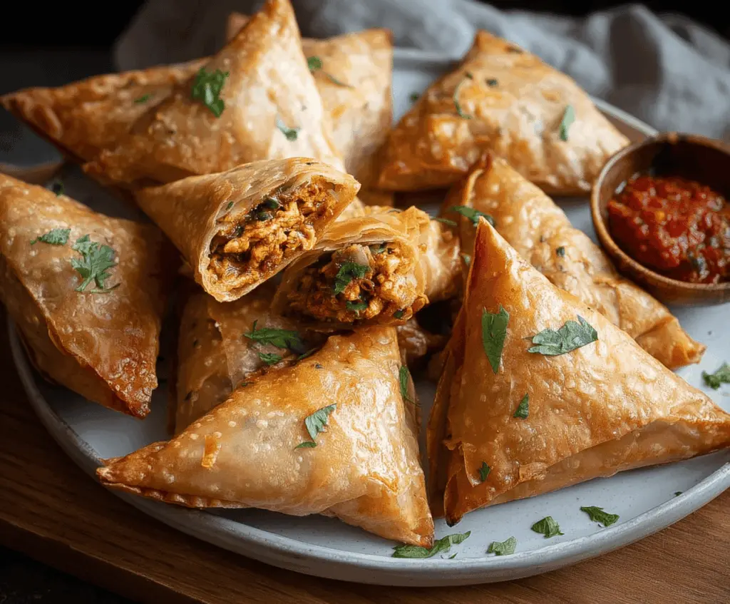 Moroccan Spiced Chicken Briouats