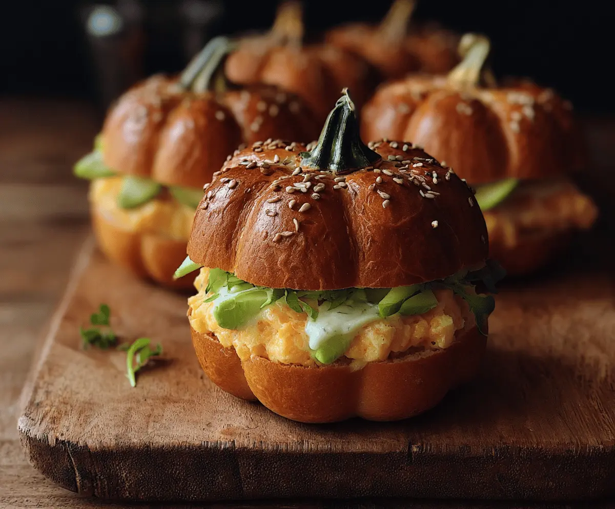 Pumpkin-Shaped Sliders Recipe: Cute Fall Party Bites