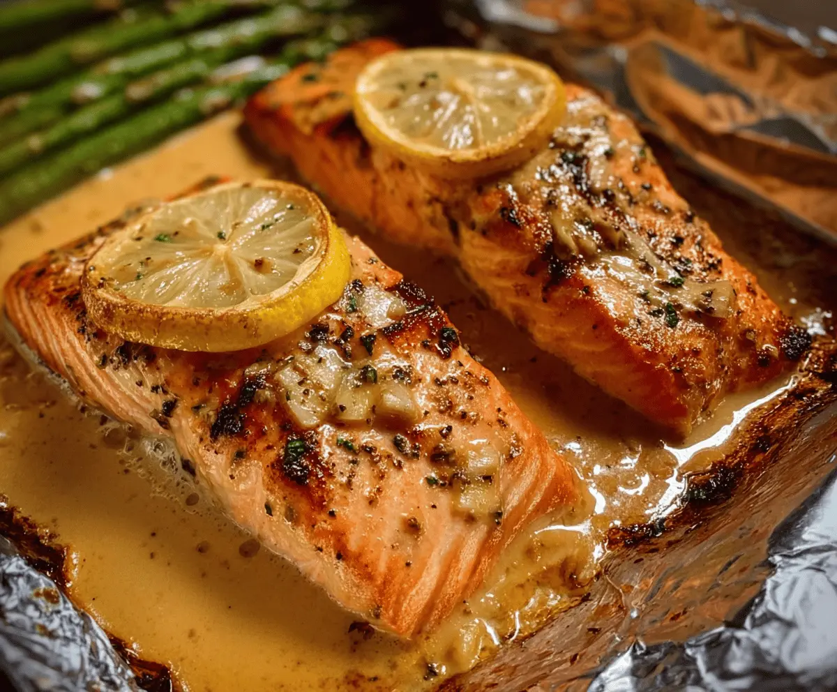 Easy Sheet Pan Lemon Garlic Butter Salmon Recipe for Quick Dinner