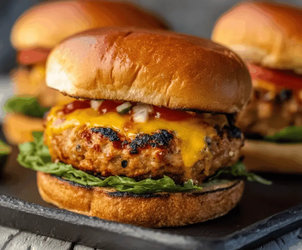 Spicy Southwest Turkey Burgers