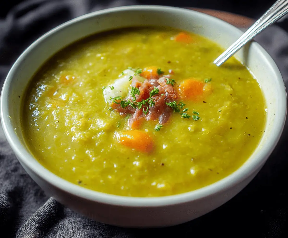 Easy Homemade Split Pea Soup Recipe