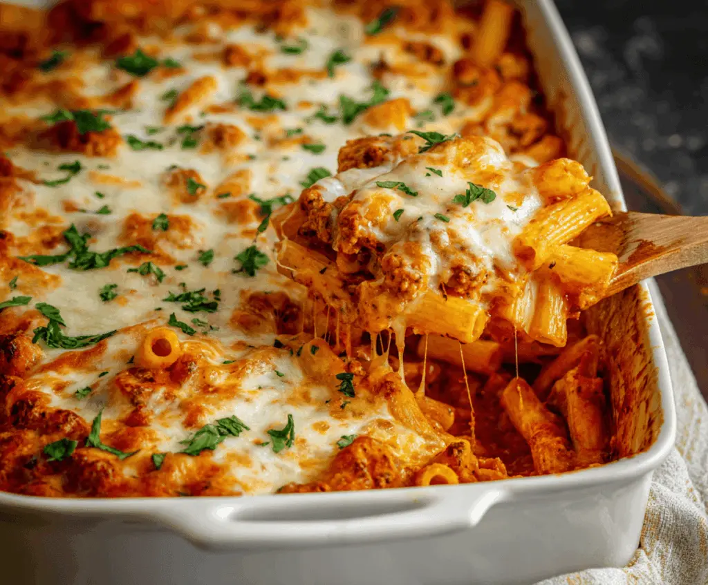 ultimate creamy cheesy baked ziti recipe hearty delicious
