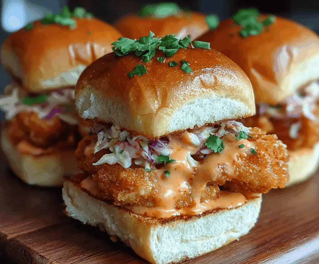 Bang Bang Chicken Sliders