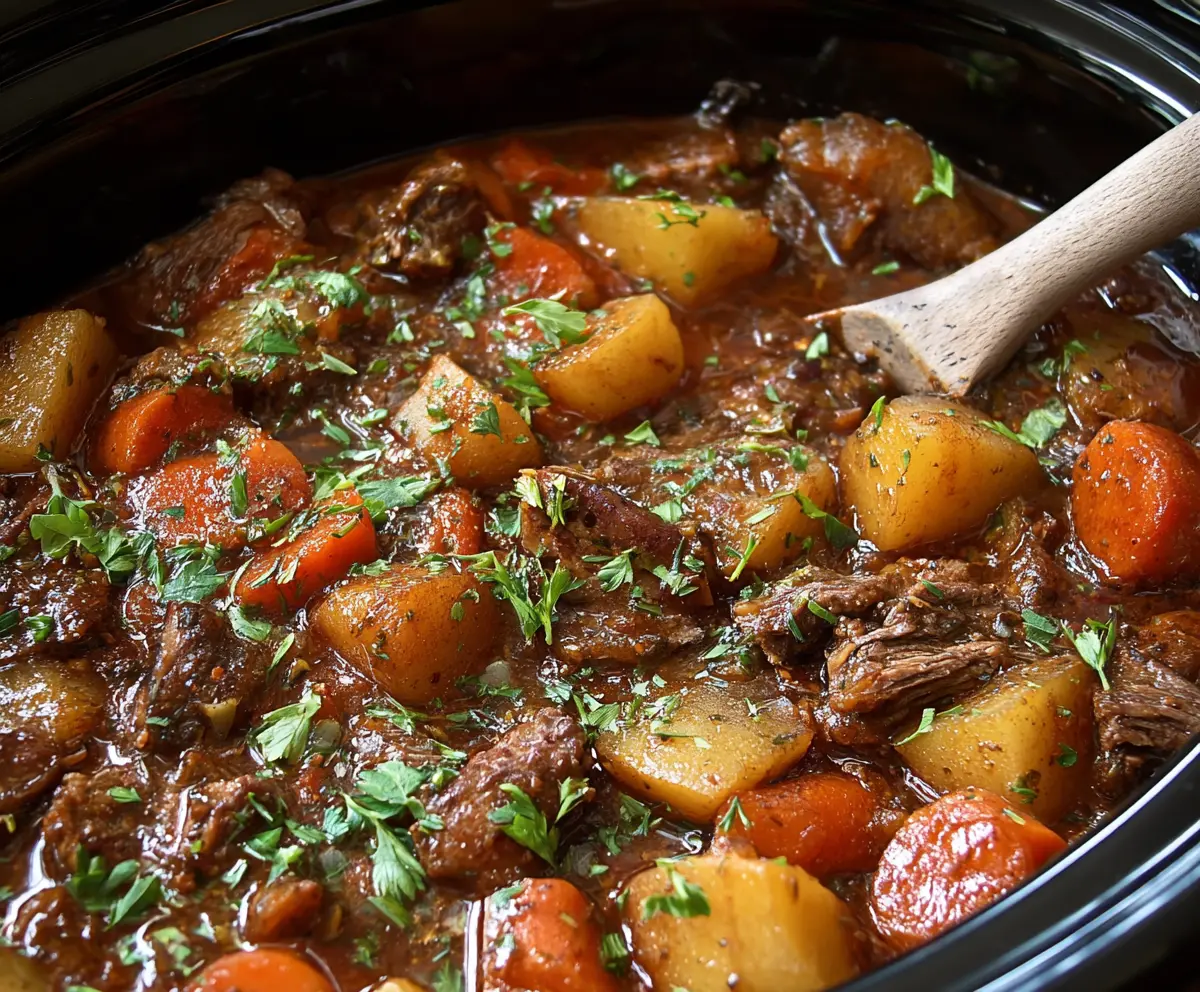 Easy Crock Pot Beef Stew Recipe