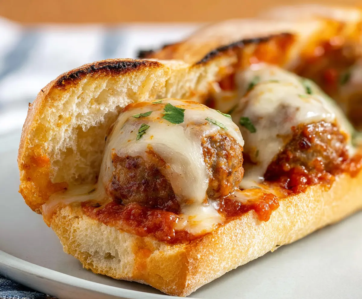 Easy Cheesy Meatball Subs