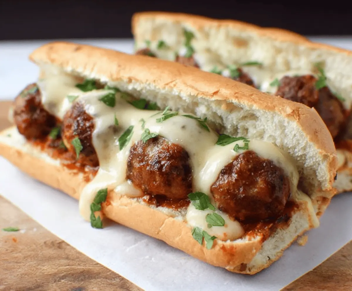 Easy Cheesy Meatball Subs Recipe