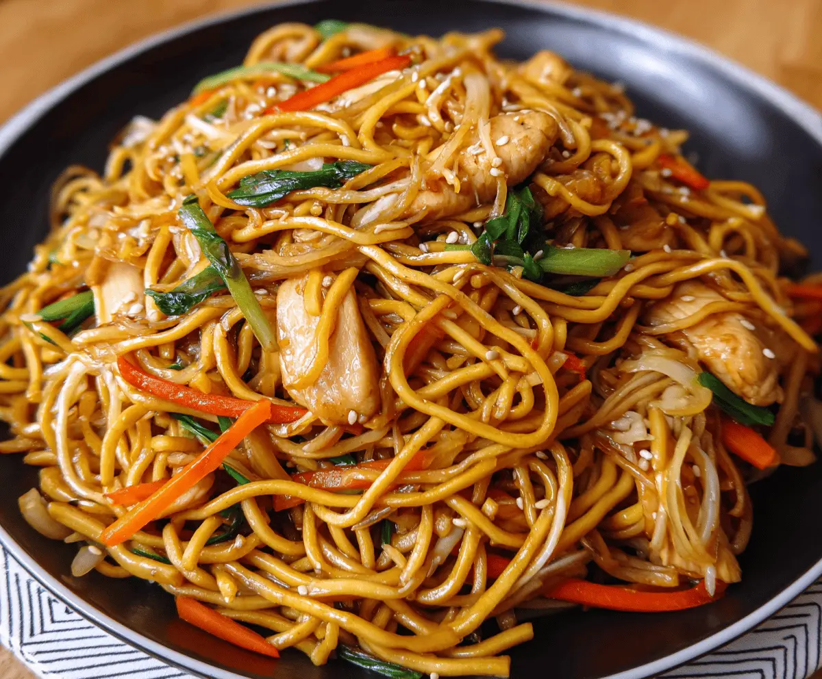Easy Chicken Chow Mein Recipe