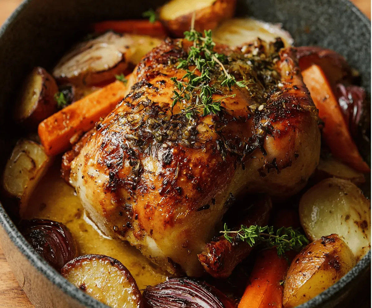Cider Maple Roasted Cornish Hen