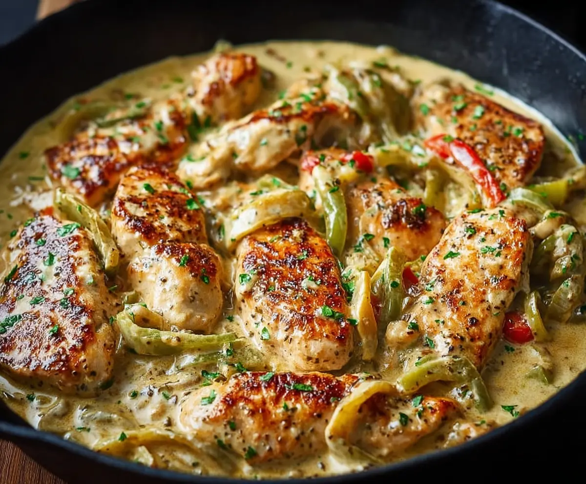 Easy Creamy Pepperoncini Chicken