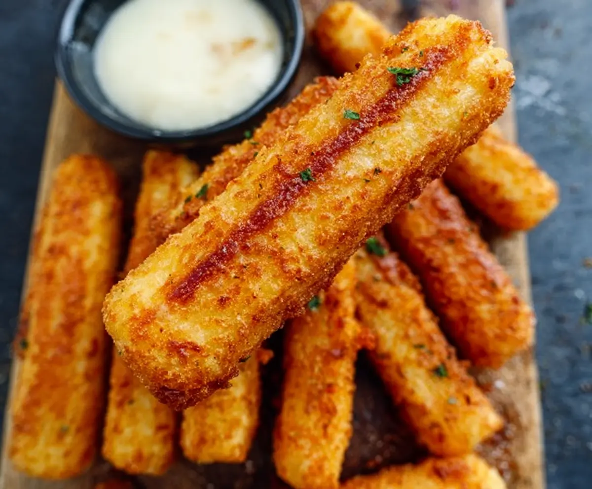 Crispy Hungarian Potato Cheese Sticks