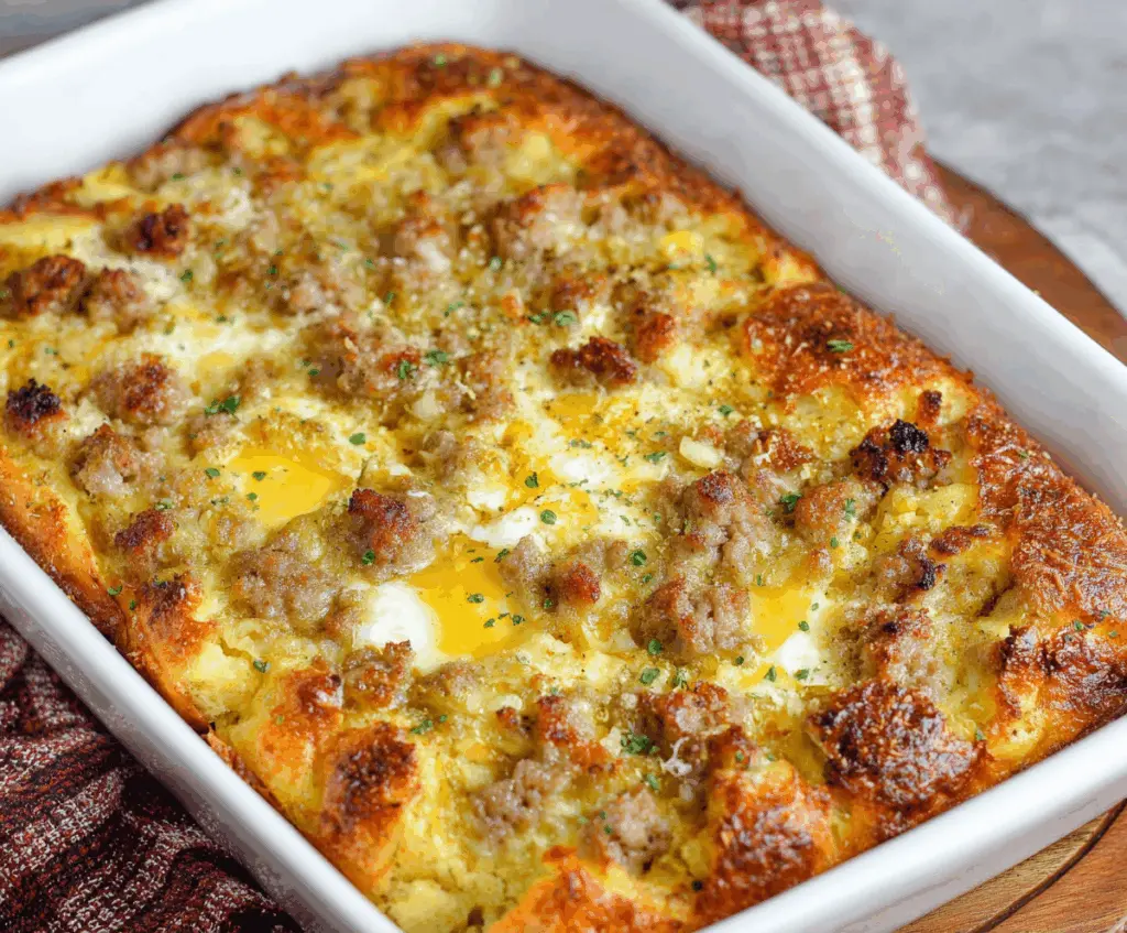 Easy Sausage and Egg Casserole
