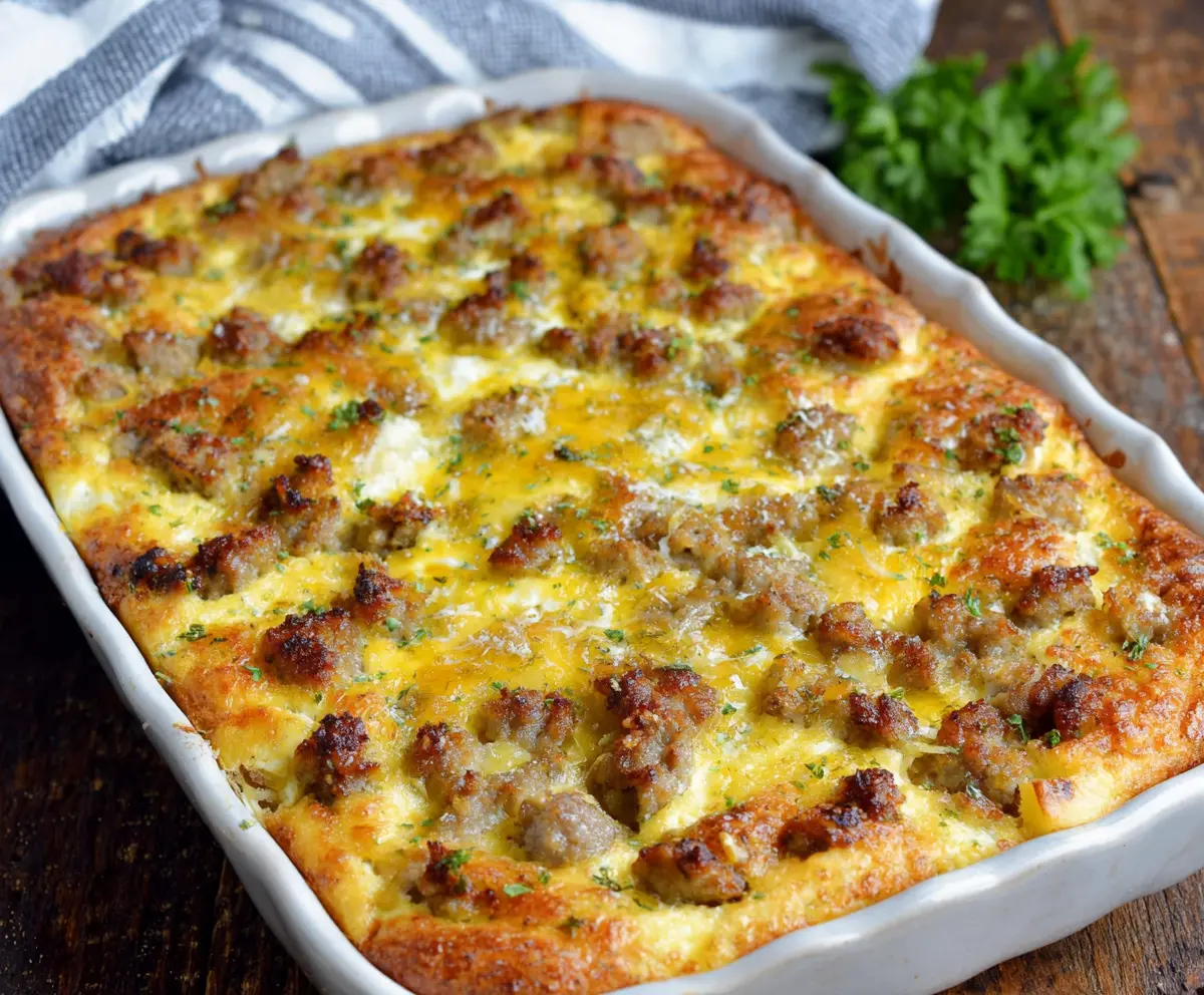 Easy Sausage & Egg Casserole Recipe