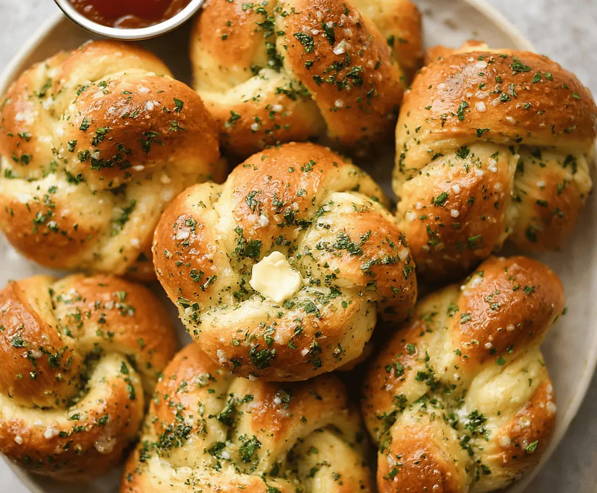 Easy Homemade Garlic Knots Recipe