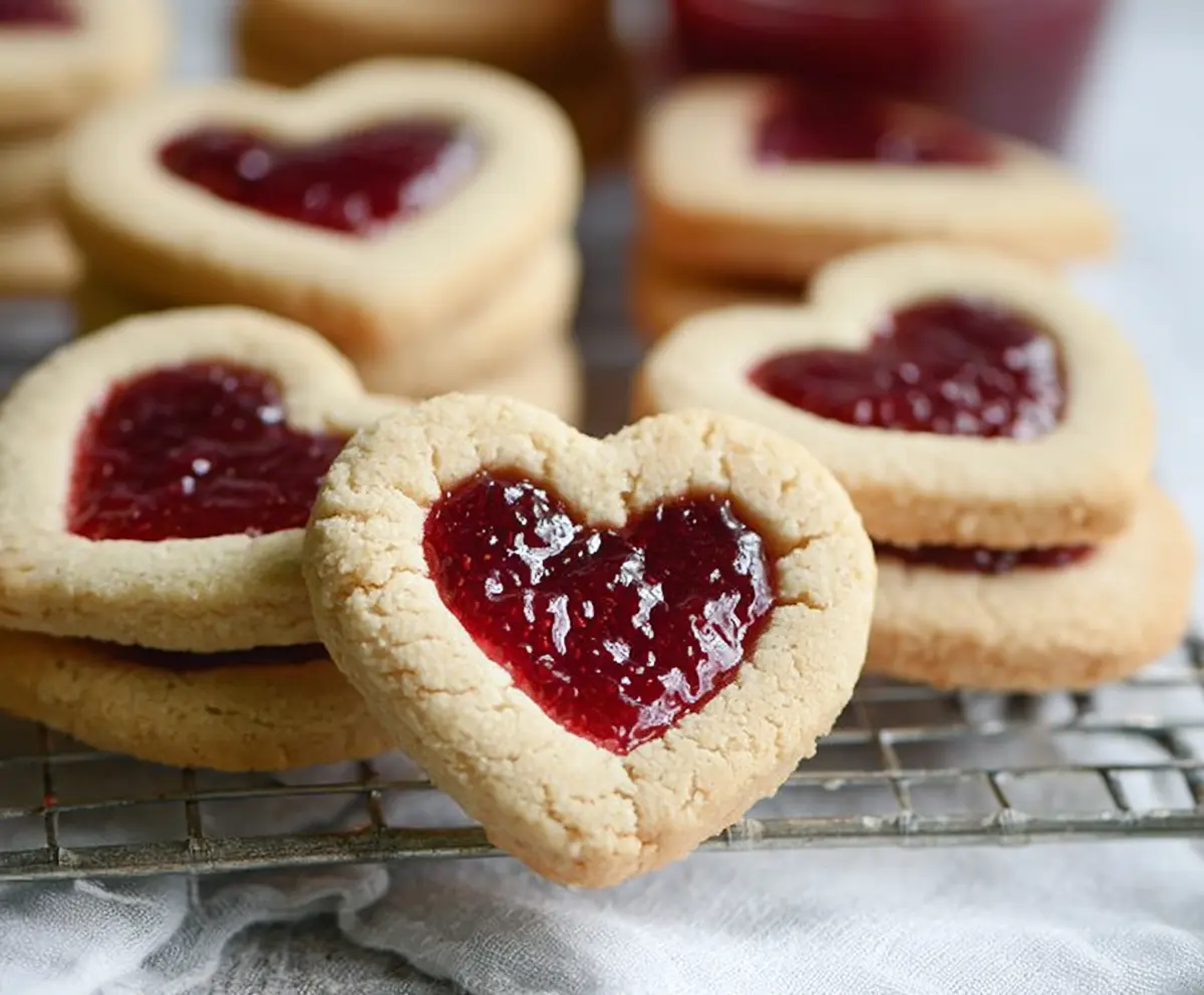 Heart Jam Valentine Cookies Recipe