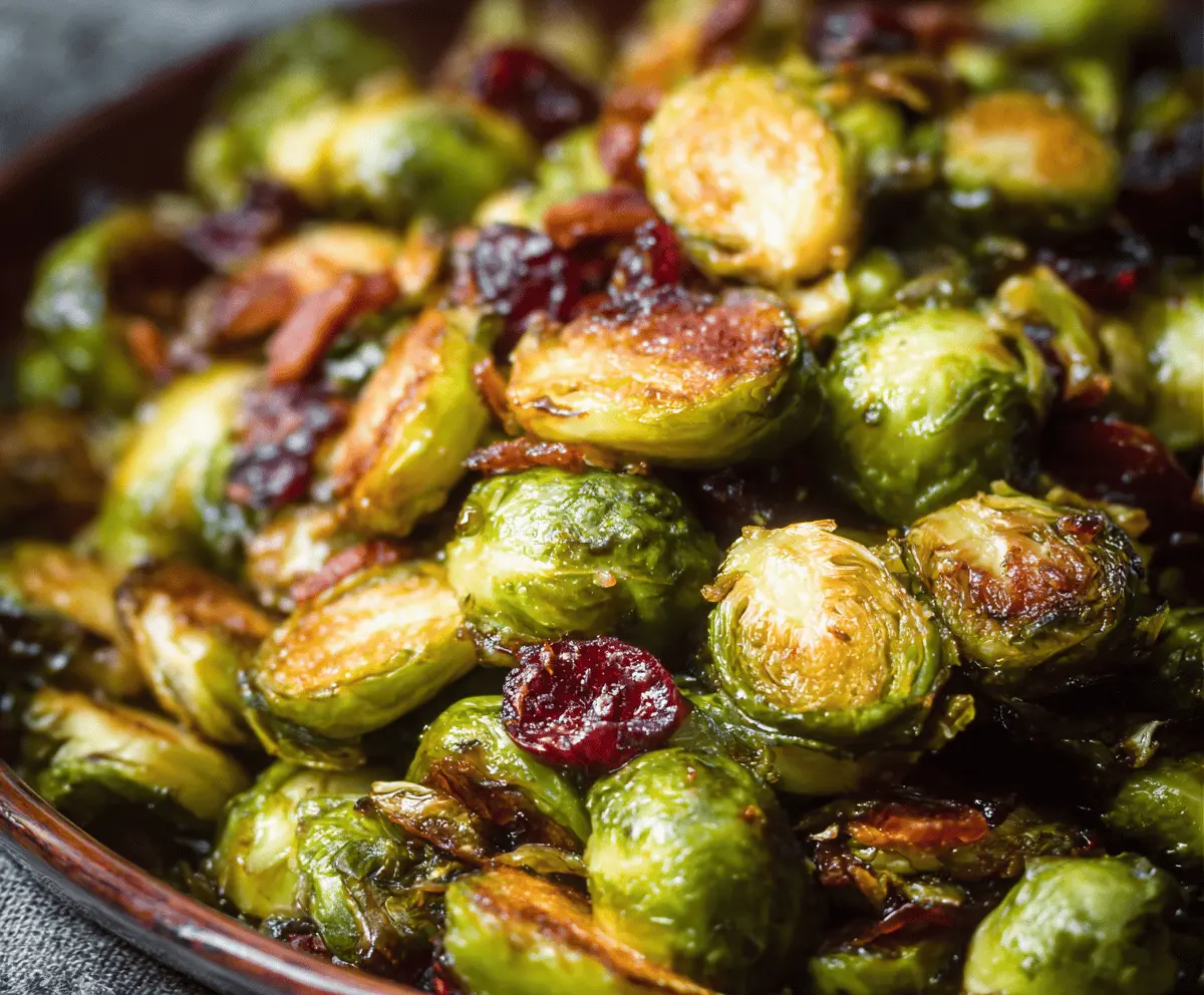 Sweet & Tangy Orange Maple Brussels