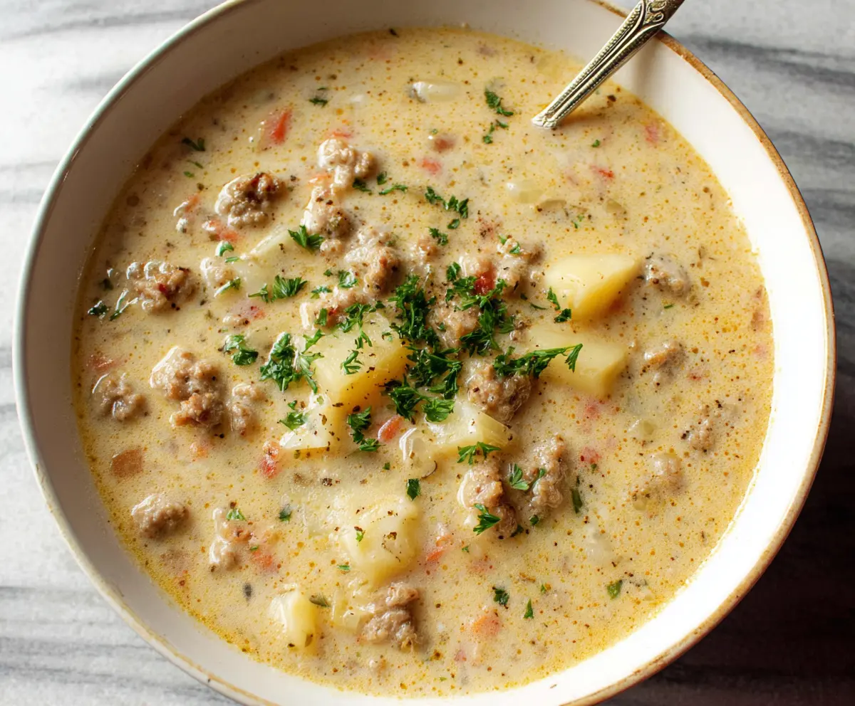 Easy Sausage Potato Soup Recipe