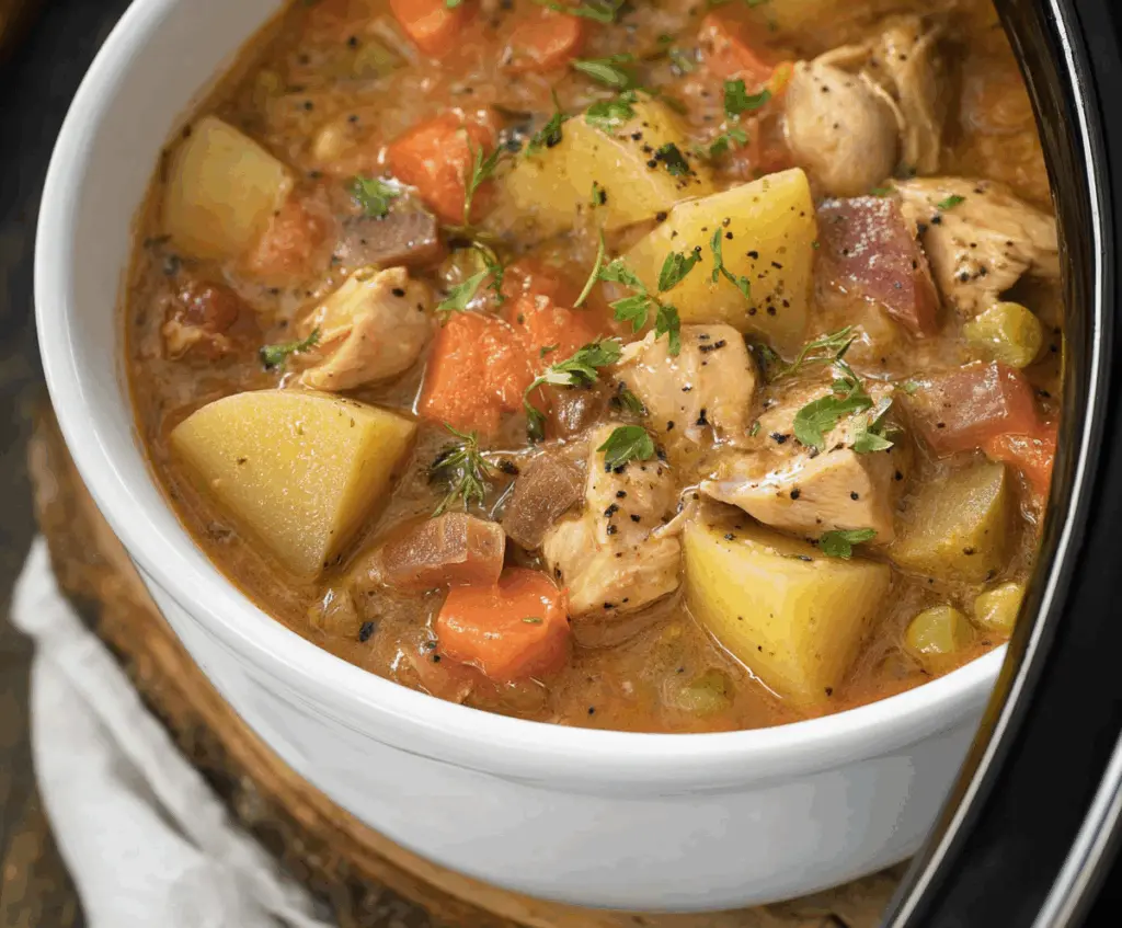 Slow Cooker Chicken Stew Recipe