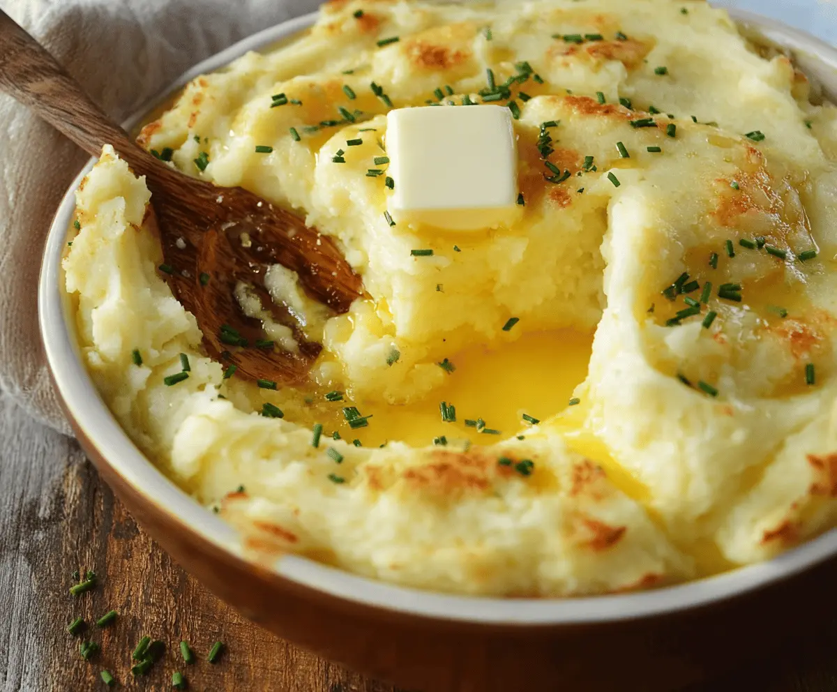Creamiest Baked Mashed Potatoes Recipe