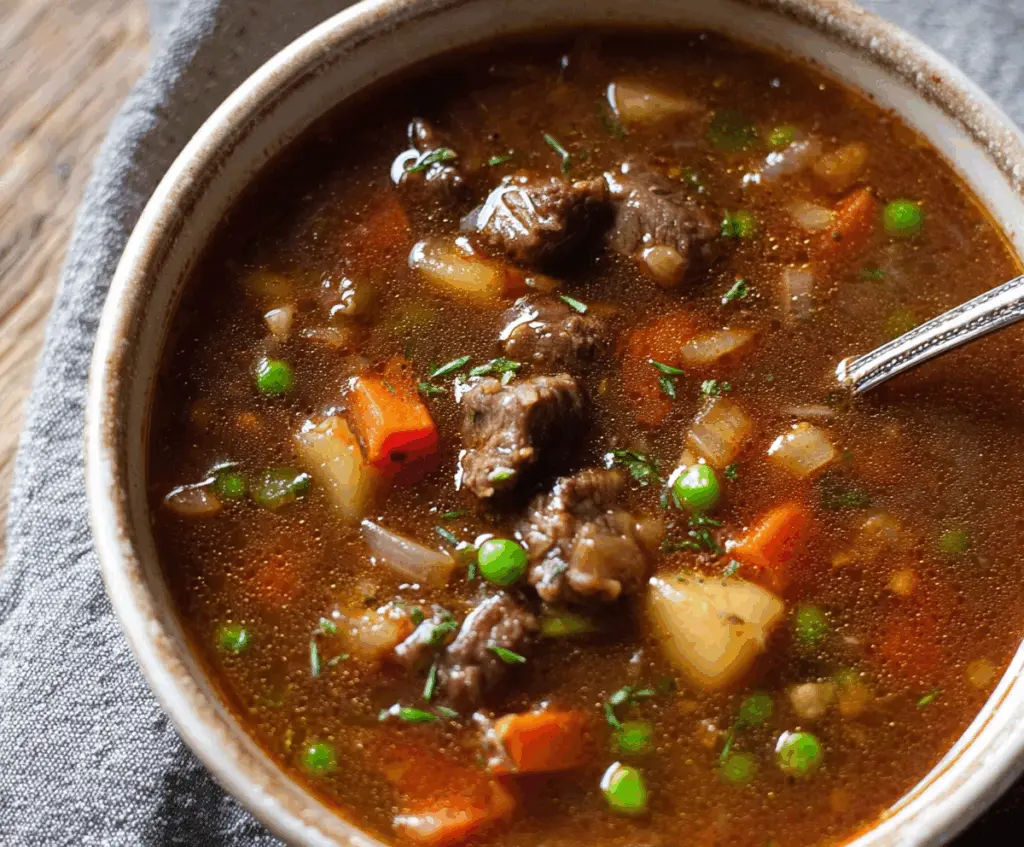 vegetable beef soup