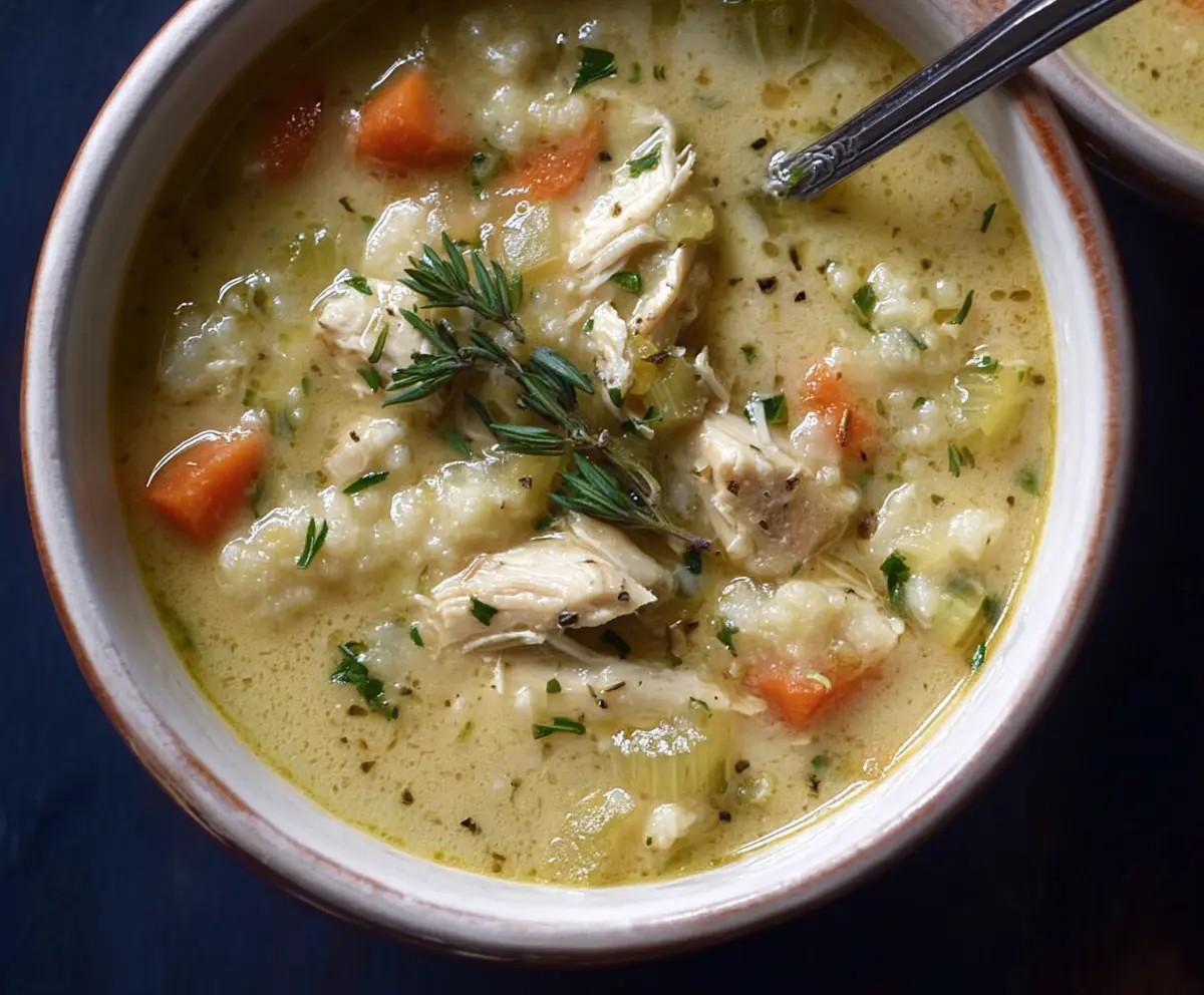 Quick Cauliflower Chicken Soup Recipe