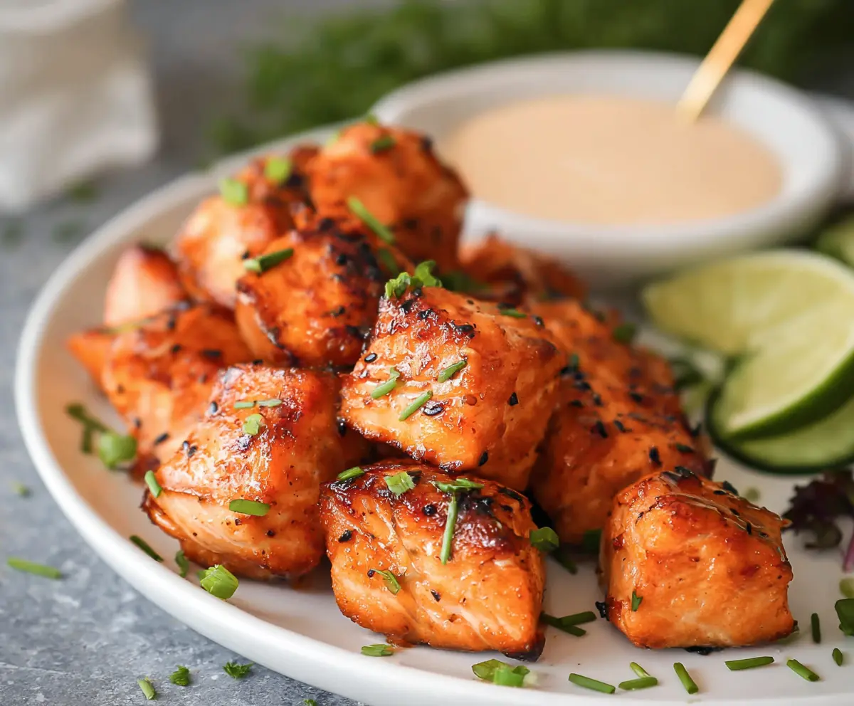 Crispy Bang Bang Salmon Bites