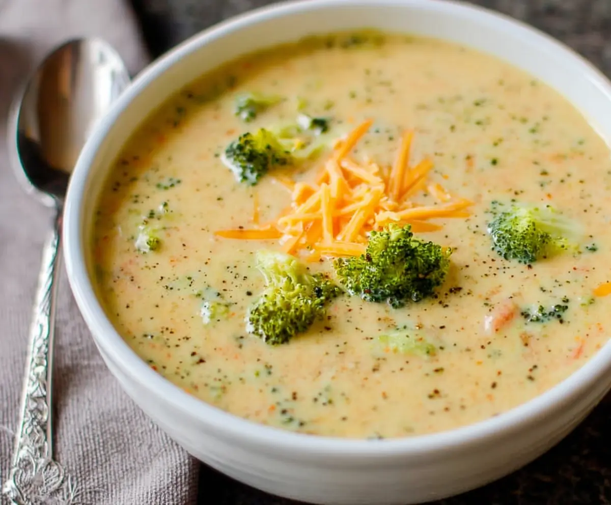Easy Cheesy Broccoli Soup Recipe