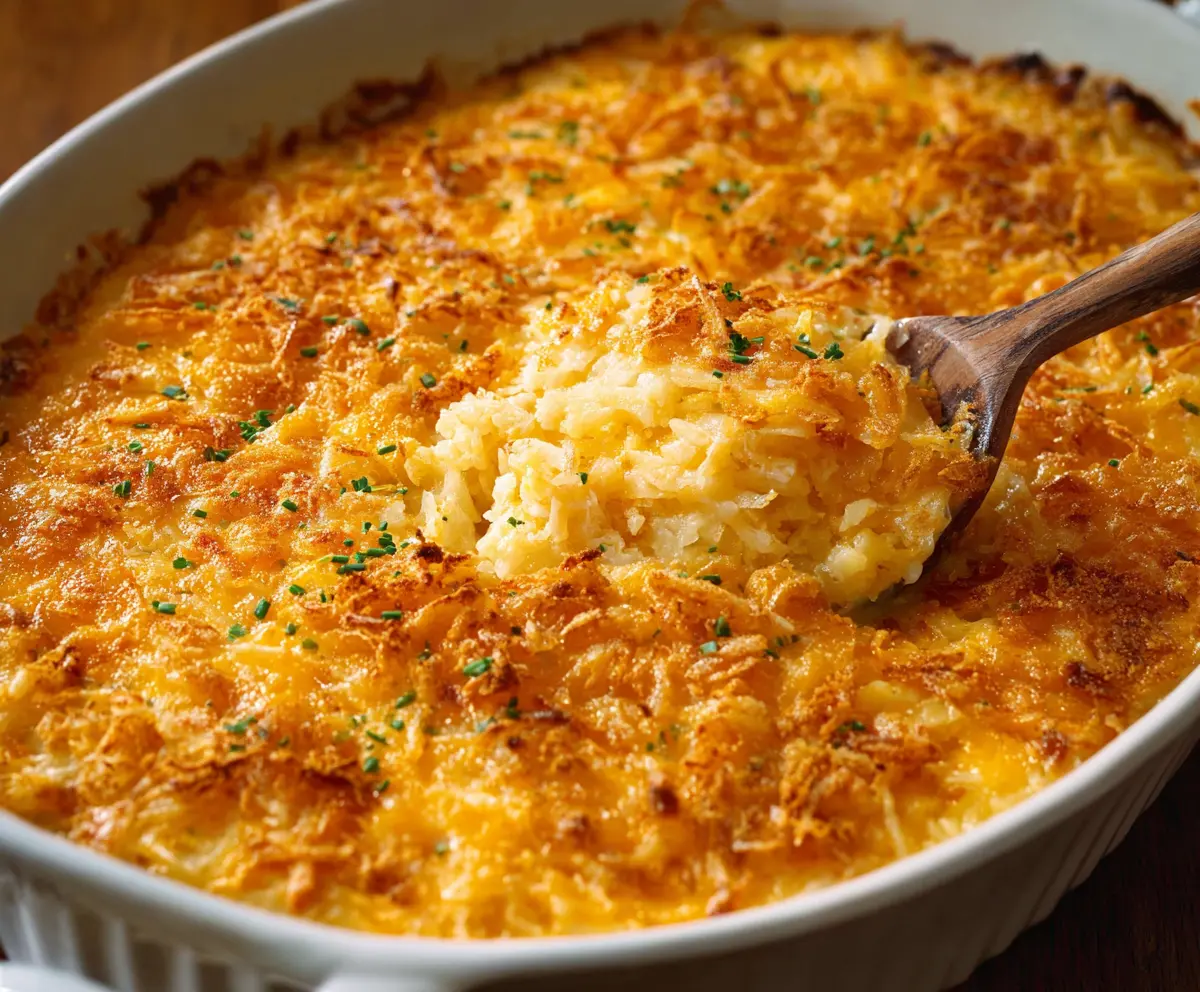 Easy Cheesy Hashbrown Casserole
