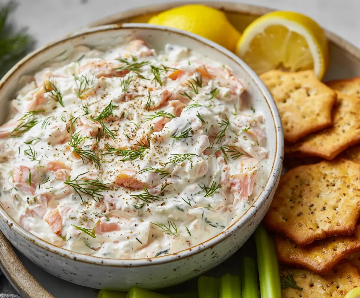 Creamy Smoked Salmon Dip with Lemon