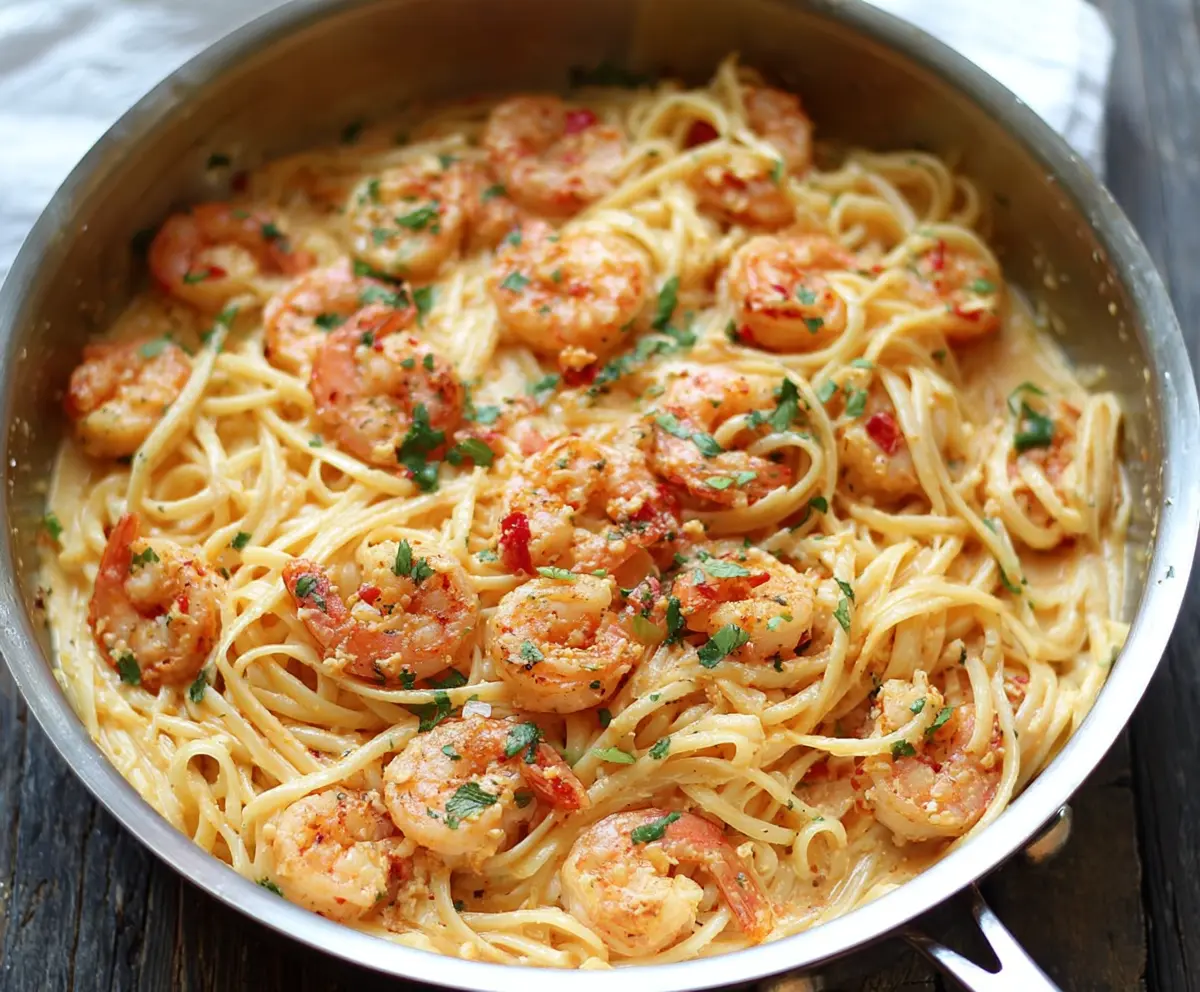 Quick Easy Bang Bang Shrimp Pasta