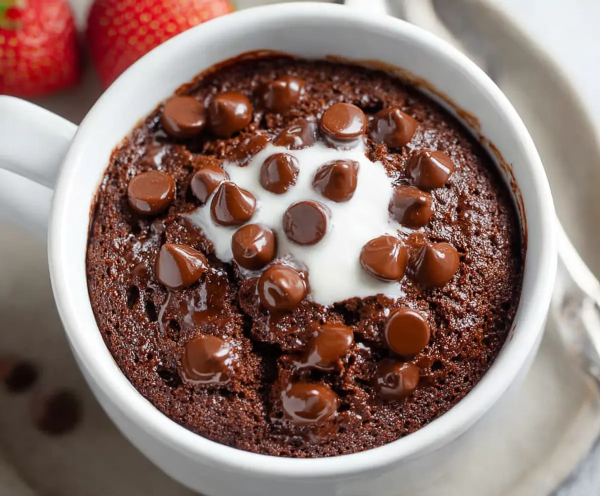 Healthy Chocolate Mug Cake Recipe