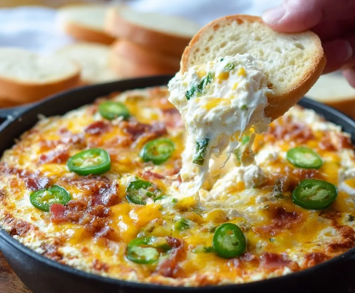 Cheesy Jalapeño Popper Dip Recipe