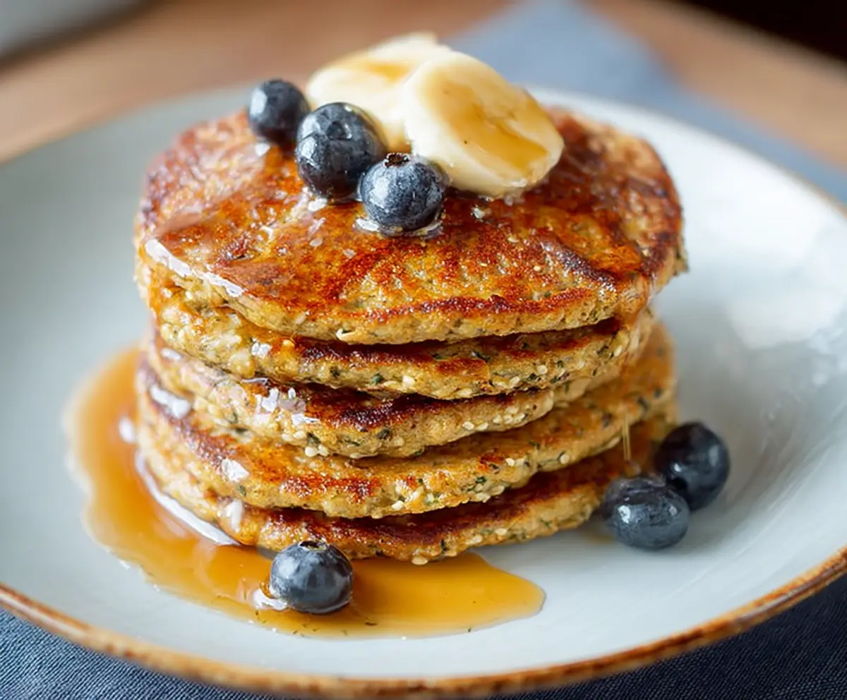 Fluffy Oatmeal Pancakes No Banana
