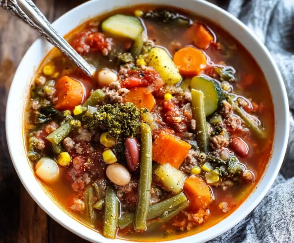 Hearty Rustic Vegetable Soup Recipe