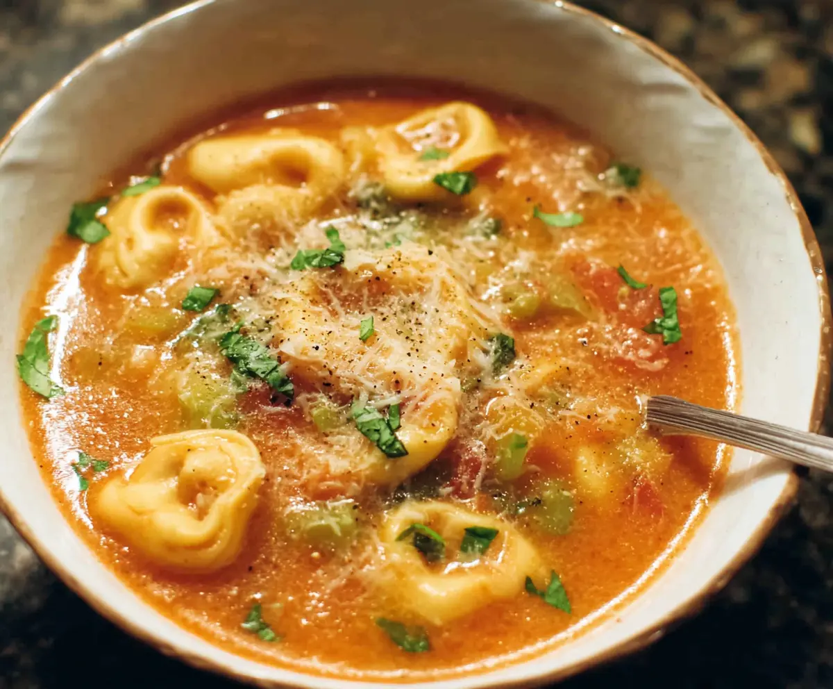 Silky Tortellini Soup Recipe