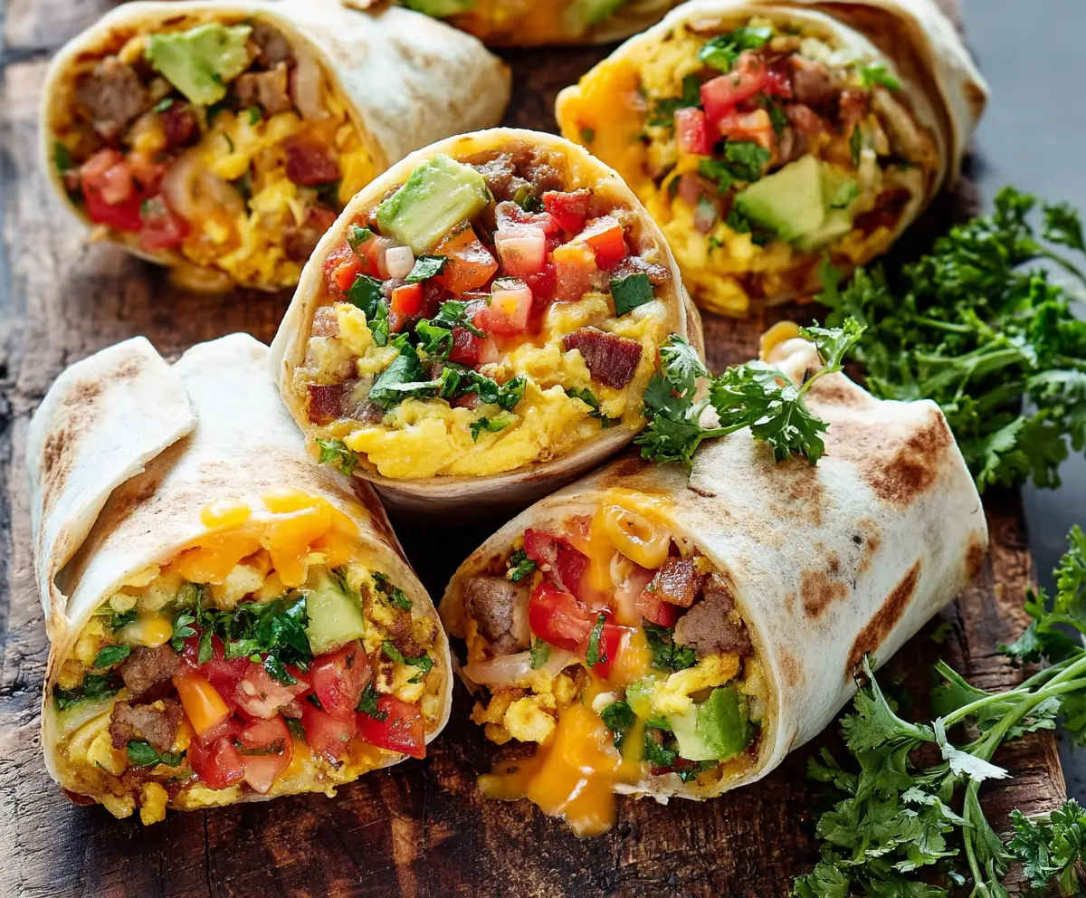 Easy Healthy Breakfast Burritos