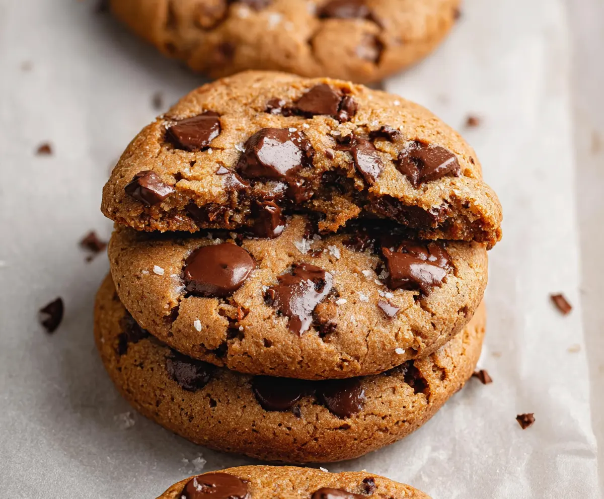 Delicious homemade protein cookies made with just four simple ingredients, perfect for a healthy snack.