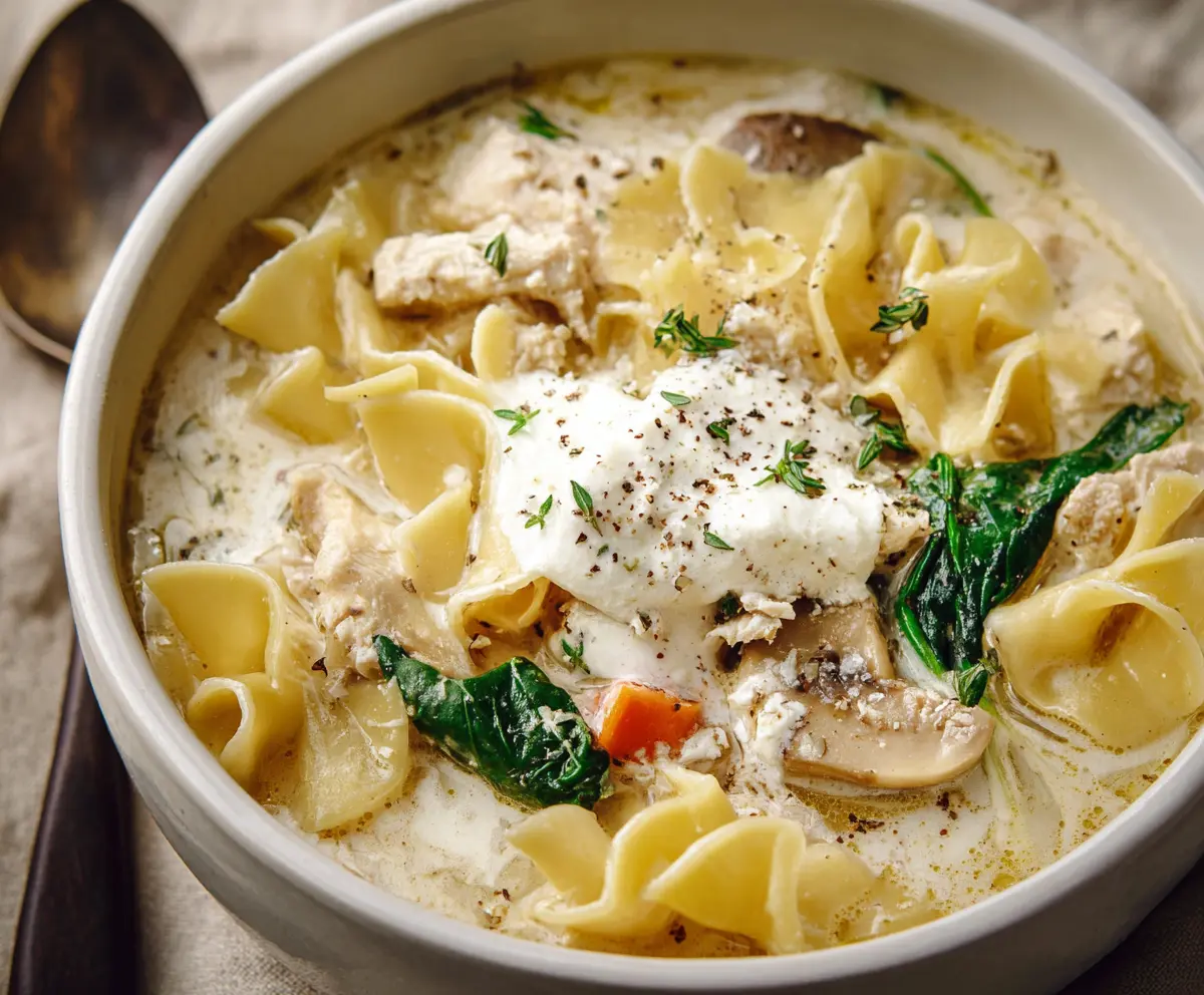 Easy White Lasagna Soup Recipe