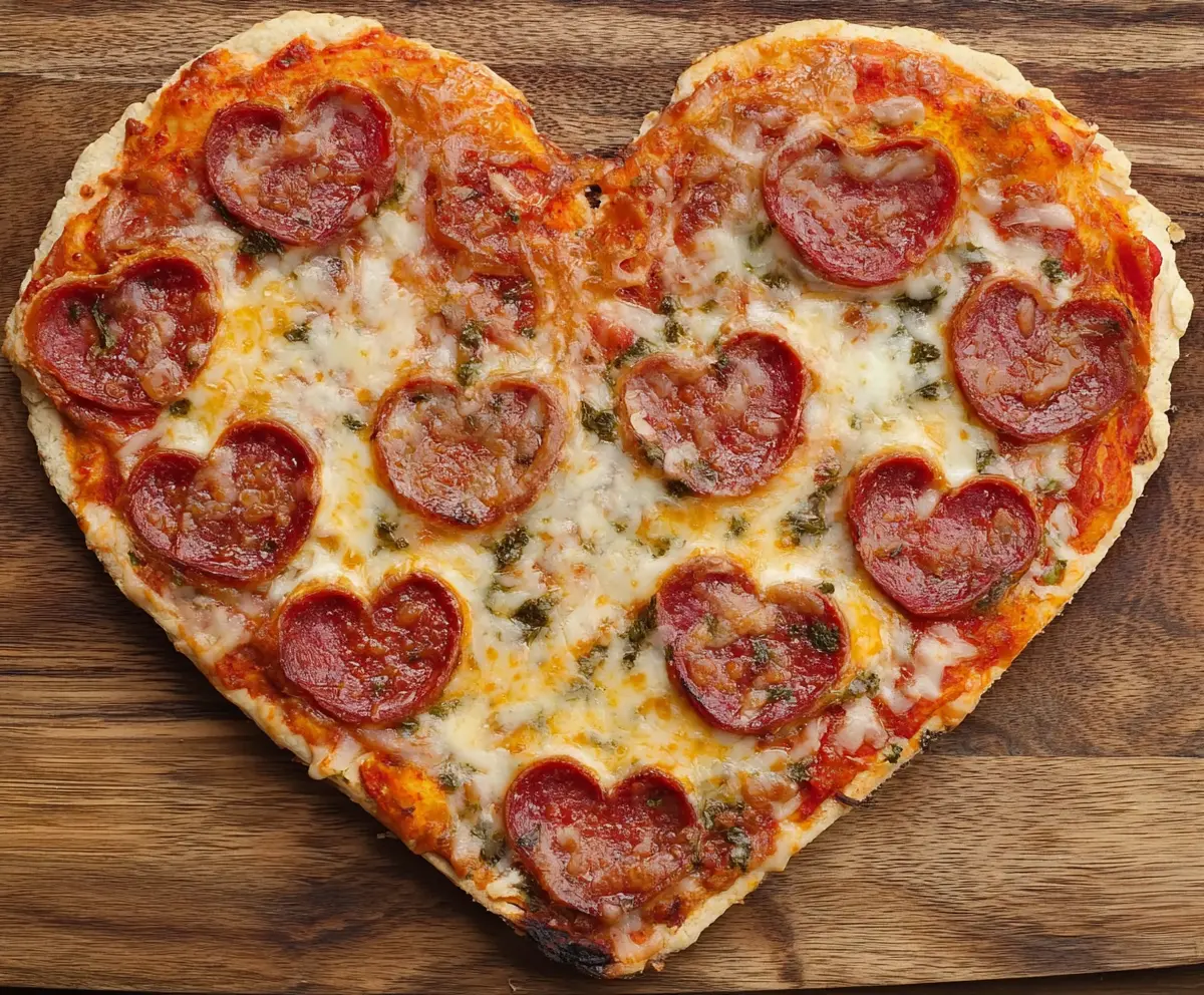 Heart Shaped Pizza Recipe