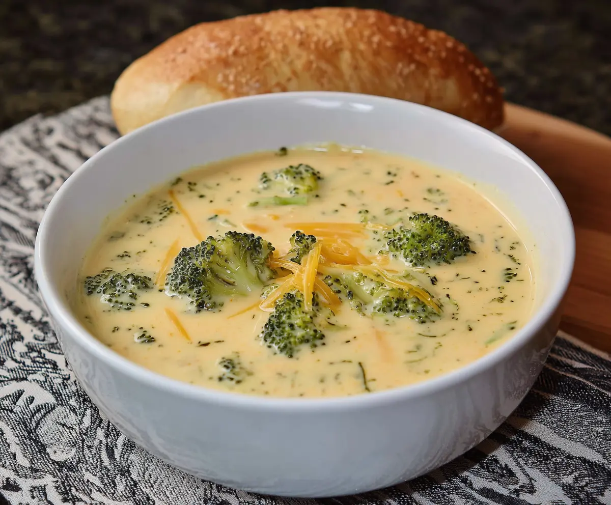 Creamy Panera Broccoli Cheese Soup
