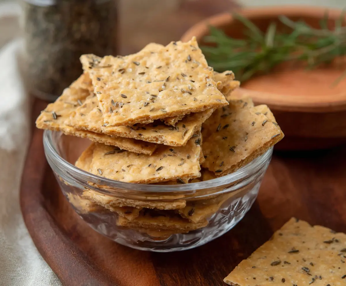 Easy 3-Ingredient Sourdough Crackers